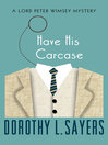 Cover image for Have His Carcase